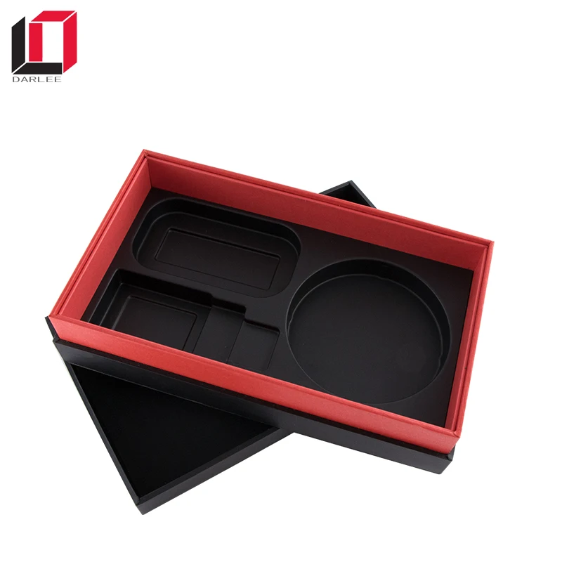 New Design Wholesale Custom High End Black Red Phone Case Accessories Blister Tray Packaging Box for Iphone x