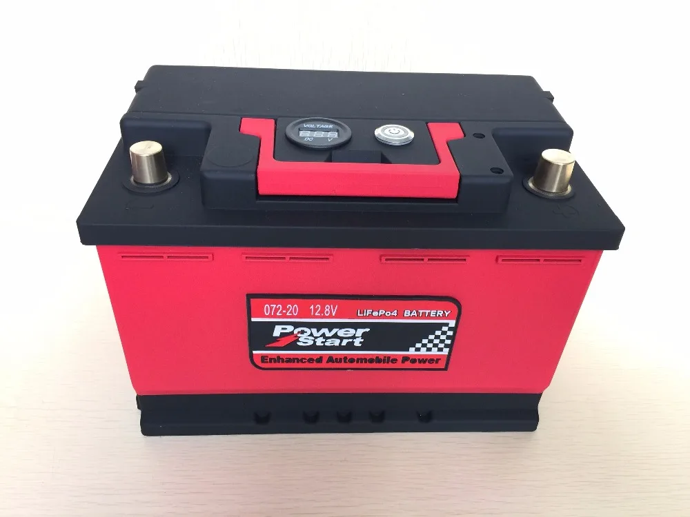 Recharge racing car Lithium battery 1.4kgs CCA320 startup lithium LiFepo4 battery