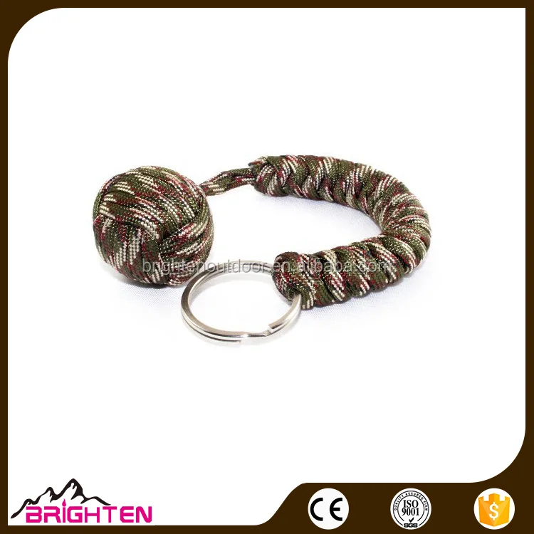 Paracord self defense monkey fist keychain for sale