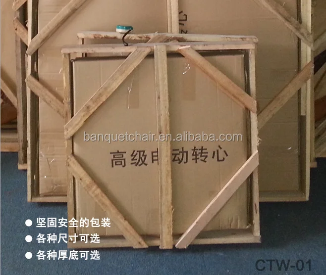 
Wholesale banquet table round tempered glass lazy susan with high quality 