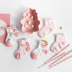 summer cute kids socks cartoon breathable socks for boy