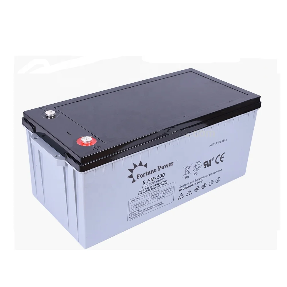 
China Manufacturer Storage Deep Cycle Solar Gel Battery 12v 200ah 