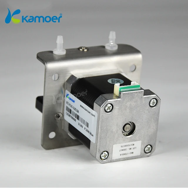 Kamoer 12v Stepper Motor 3 or 6 Roller easy load Peristaltic Pump for Liquid Transfer Metering