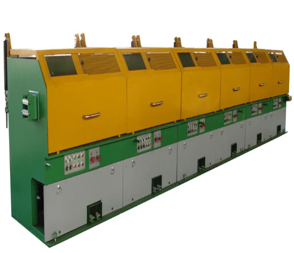 High efficient  straight line high carbon steel rod wire drawing machine