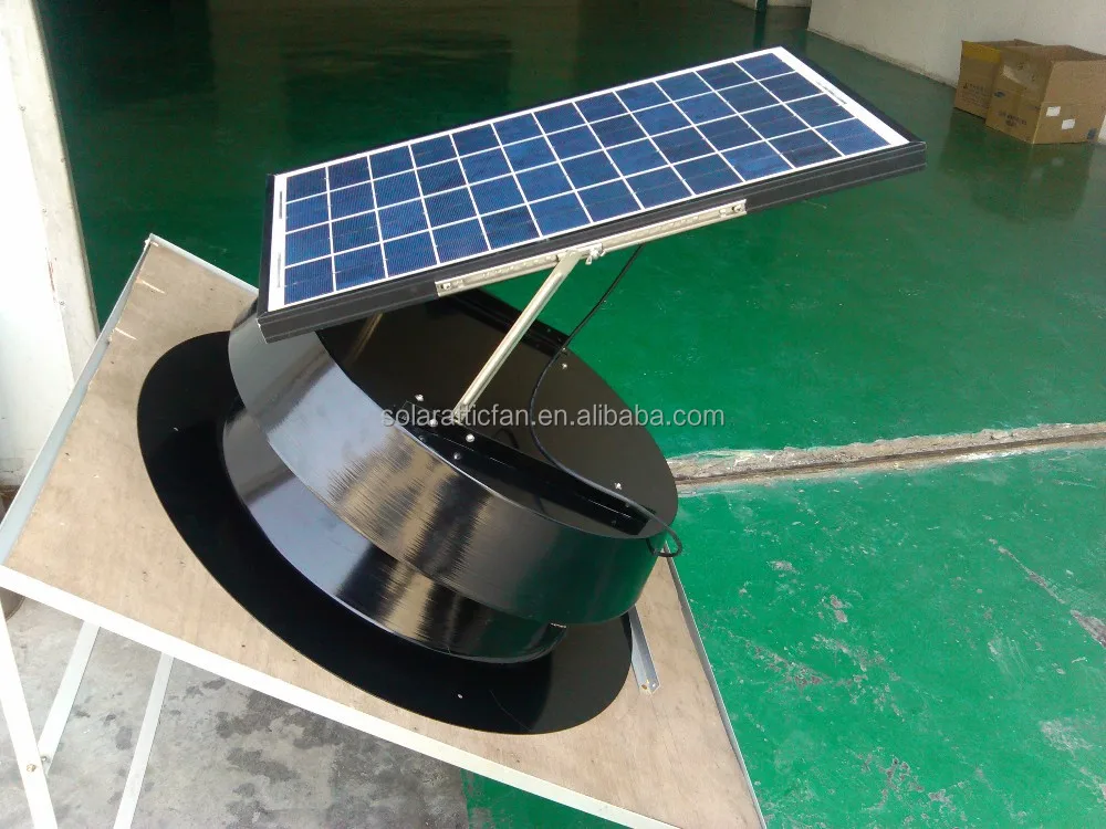Solar attic fan 25W with 1599cfm airflow