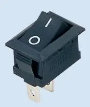 6A 125 В AC Черный KCD1-101 Rocker Switch for electron/010B