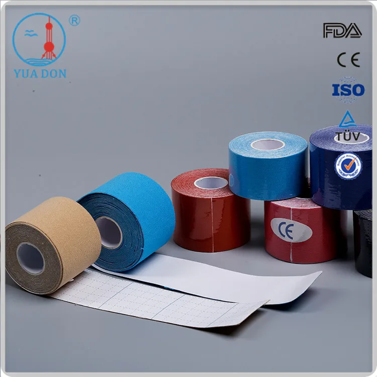Пользовательские печатные медицинского спорта акриловый клей kinesios лента с пот и доказательство воды