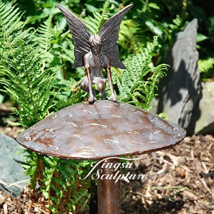 Cheap decoration large resin garden fairy statues