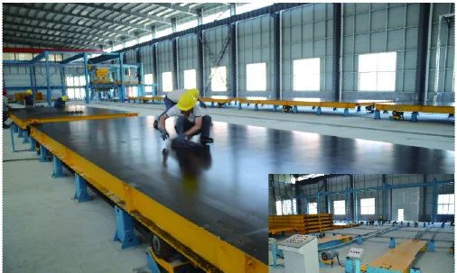 precast concrete mold machine/ tilting table precast concrete/prefab house machinery