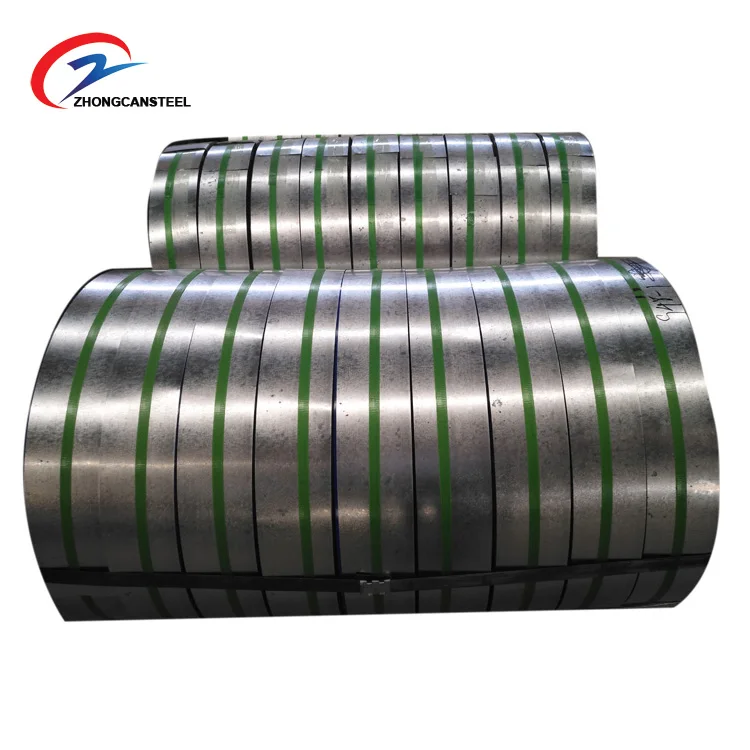 sheet of galvanized steel strip GI tape GP Slit coil for galvanised pipes