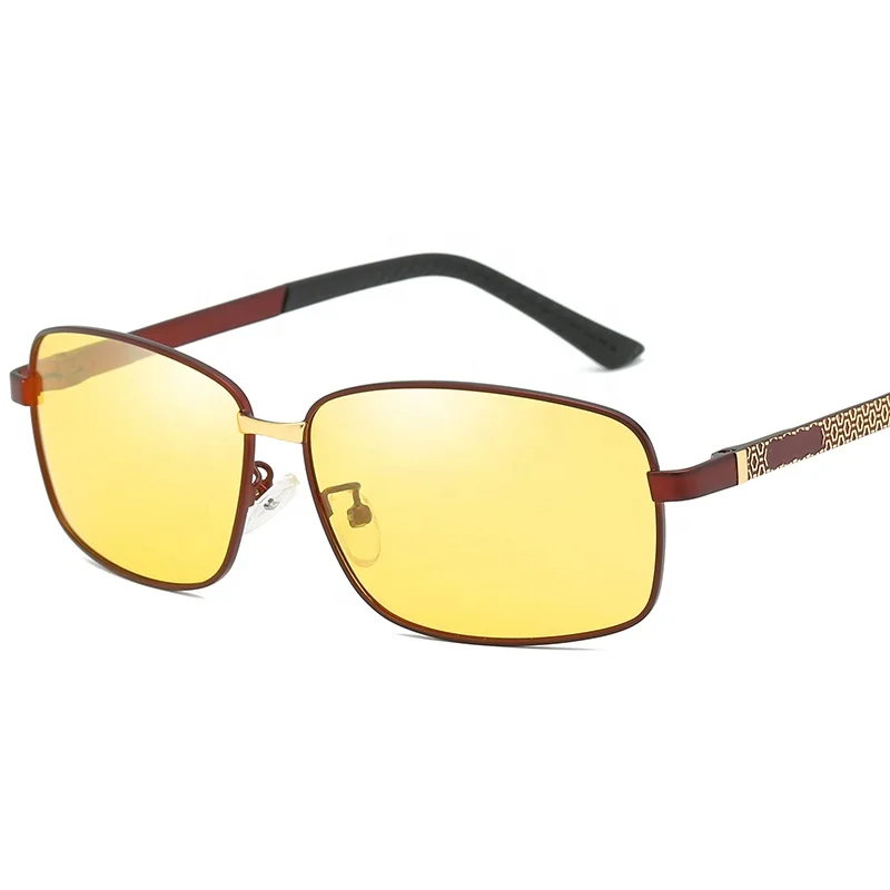 
2019 Ready Goods High Quality Classic Wholesale Men Photochromic Eyewear Night Vision Goggles Polarized Sunglasses 2807BN 