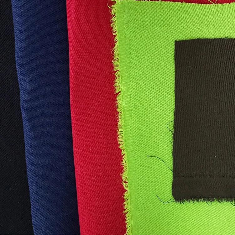 anti pilling 100 acrylic fabric yarn staple fiber tackle twill fabric