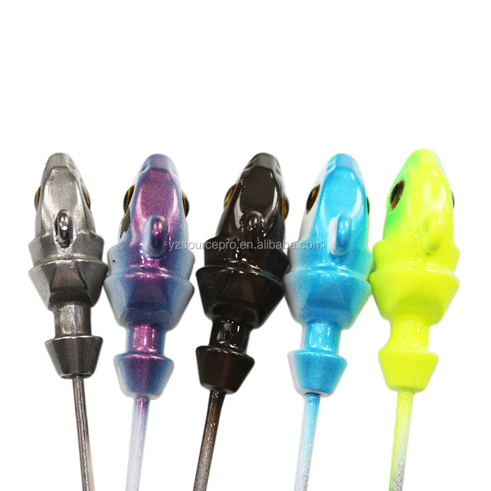 38TSJH-62 fishing tungsten scrounger jig with 3/0 hook 3/8 oz. (10.6g) purple pearl color 1pk