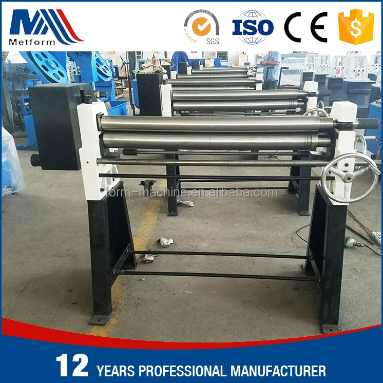 
3 roller plate bending machine, roll forming machine,manual sheet metal rolling machine 