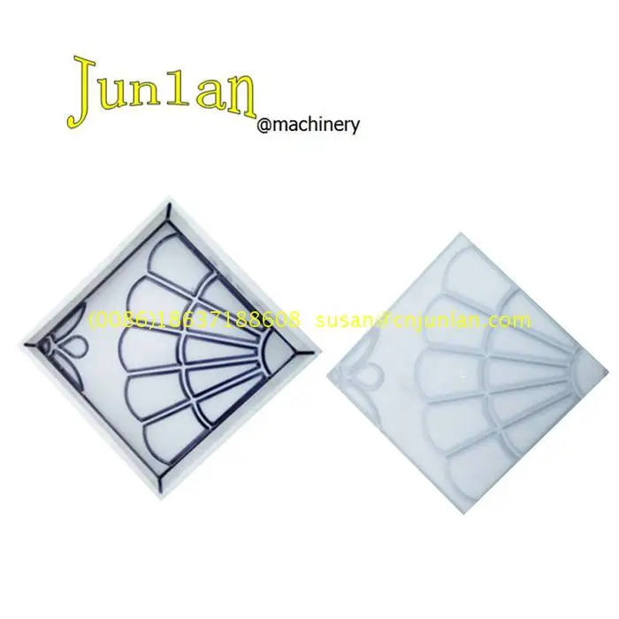 DIY style plastic moulds for make interlock concrete paver