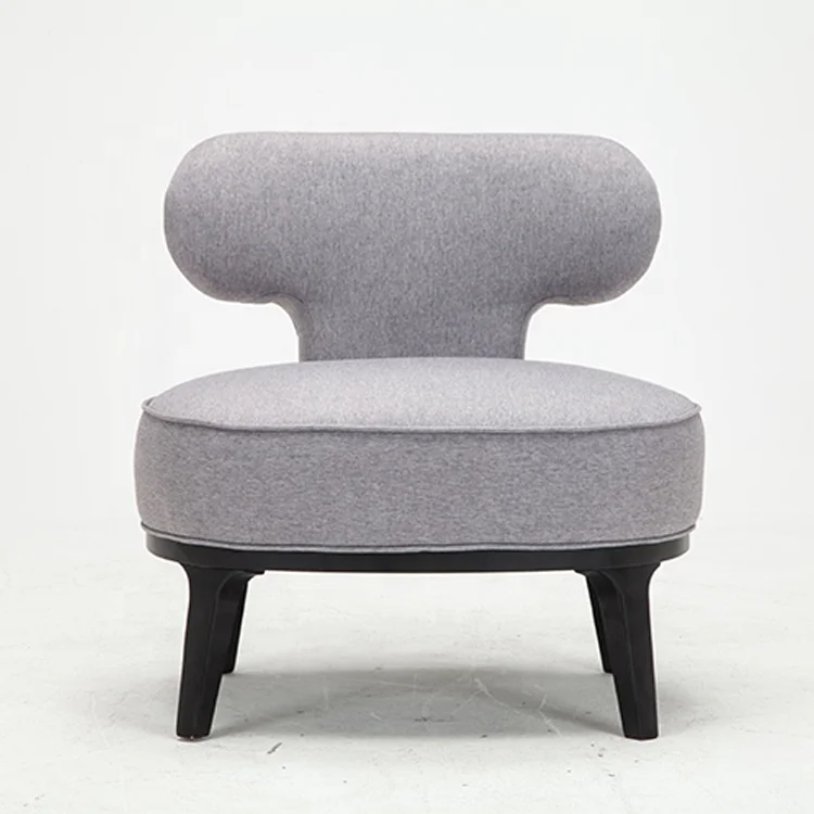 Wholesale Modern Design Hotel Home Fabric Corner Chair Seat Round Relax Single Sofa