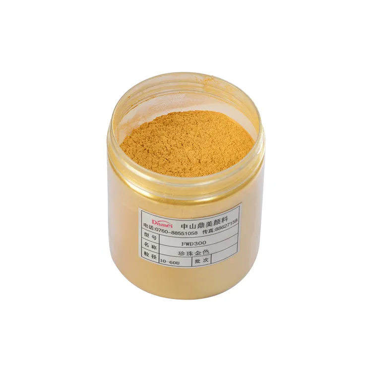
China Manufacturer Pearl Gold Pearl Pigments For Auto Paint 