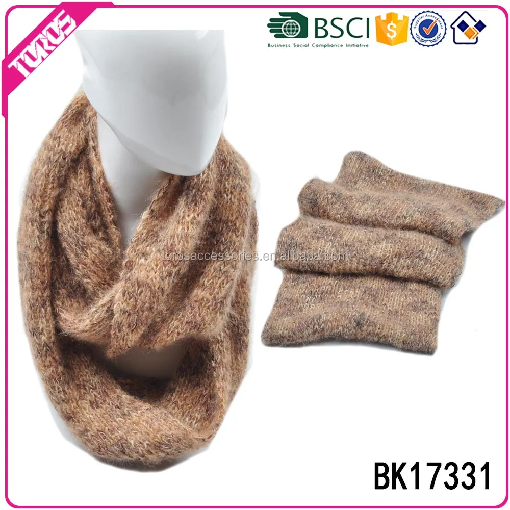 Торос футболка BSCI сертификации пользовательские оптовая продажа snood шарф шарф шеи трикотажные шею теплым