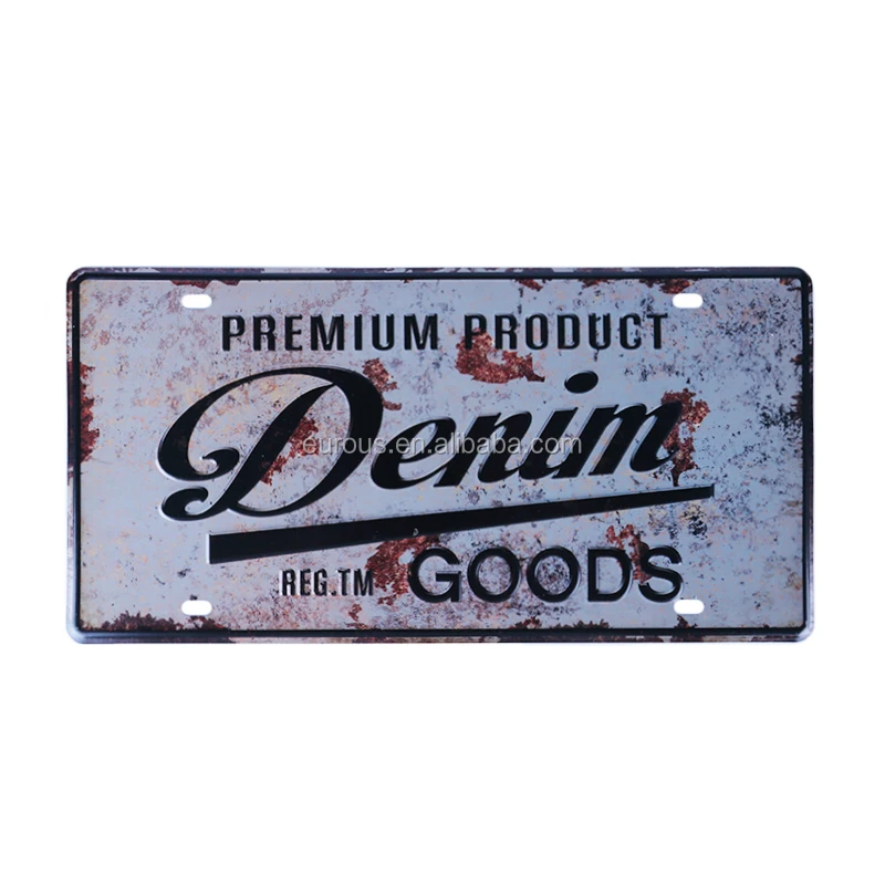 Factory Supply Directly Custom Made Souvenirs Small Metal Logo Name Plate