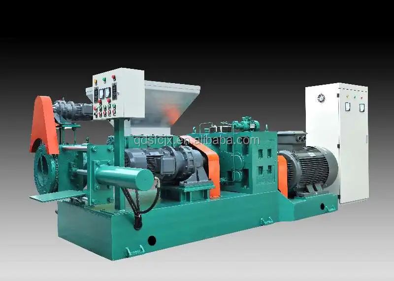 Innovative New Technology Double Heads Rubber Strainer Extruder