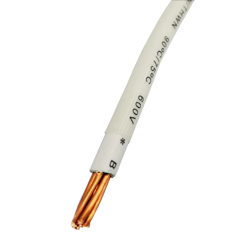 
THHN THWN nylon jacket cable 600V voltage 6AWG 8AWG 10AWG 12AWG 14AWG wire 