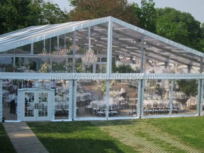 Завод Гуанчжоу палатки высокое качество 12 м пролетная рамка с прозрачной крышей для вечеринок мероприятий на открытом