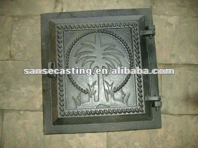 
Factory direct selling cast iron fire door 
