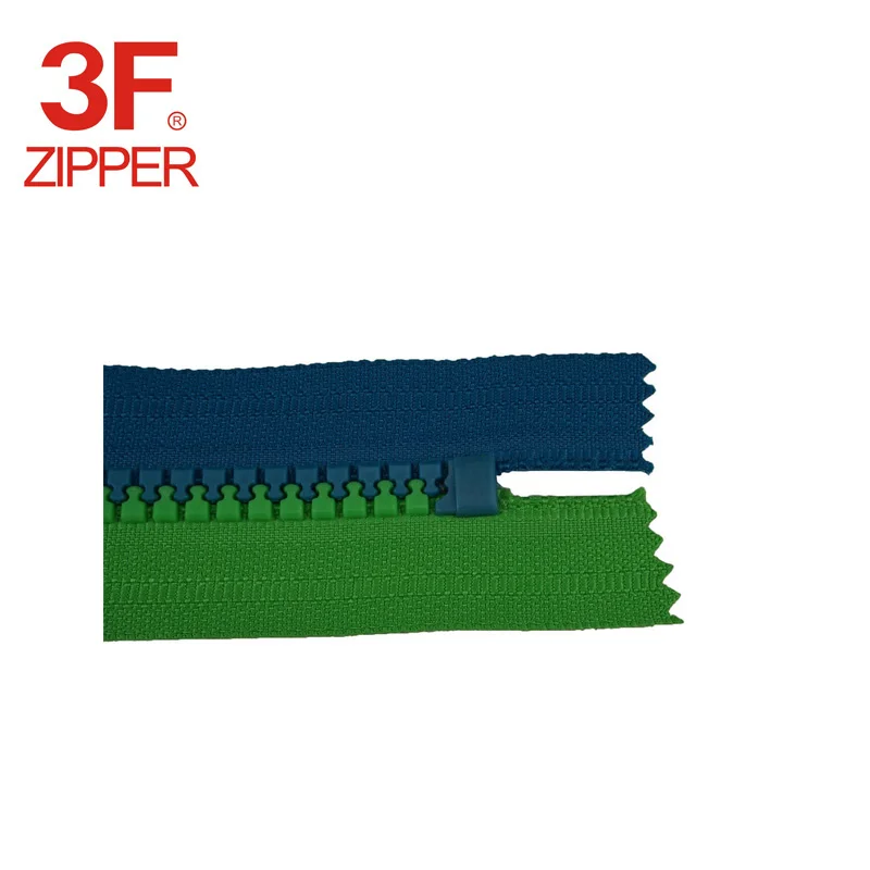 3F Zipper manufacturer  #5 vislon zipper, plastic zipper, resin zipper