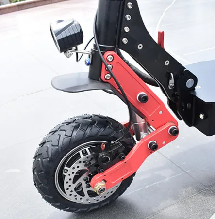 YUME 2400 Вт 10 дюймов для взрослых внедорожные двойной мотор электрический скутер со снимающимся сидением