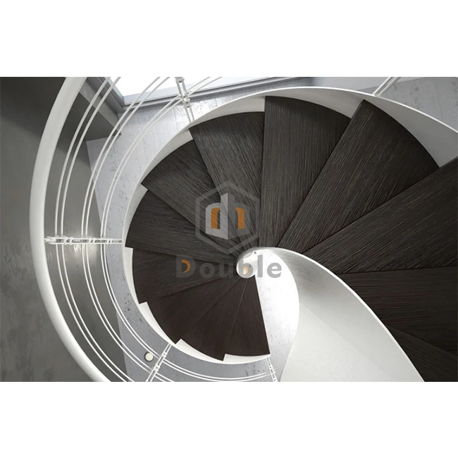 
Customized Wooden Curved Structure Staircase/Luxury stairs 
