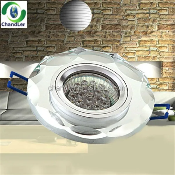 
Living room led spotlight ceiling light crystal led downlight 