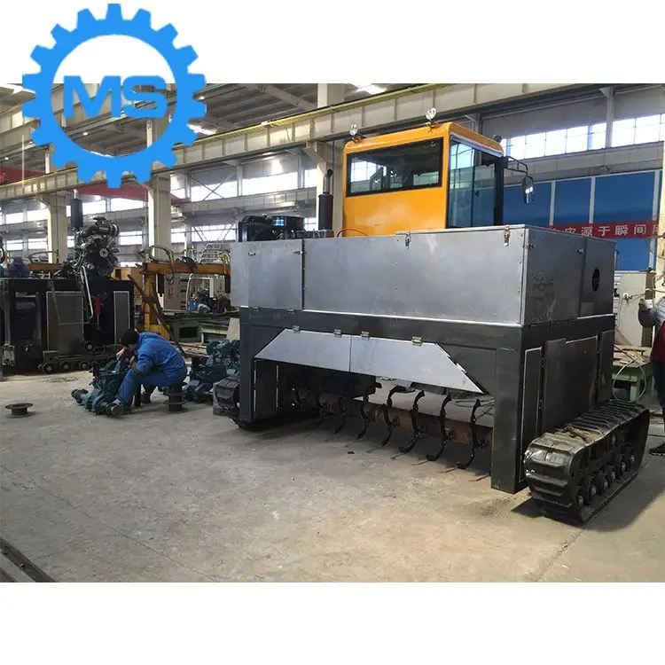 
CE Approved EU Standard Organic Waste Compost Fertilizer Machine/ Compost Windrow Turner 