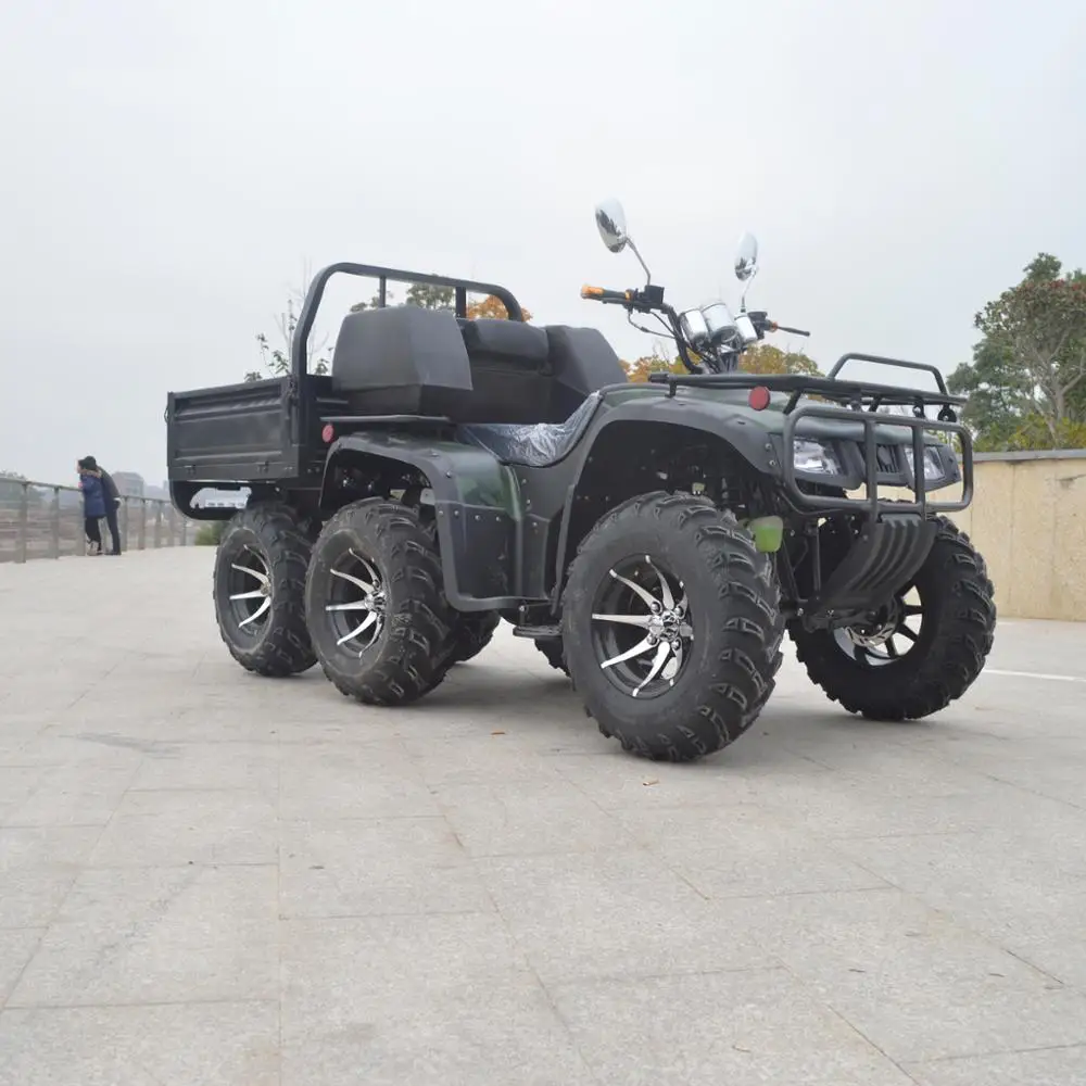 
2018 best powerful 250CC water cooled shaft drive ATV farm utility with big trailer 