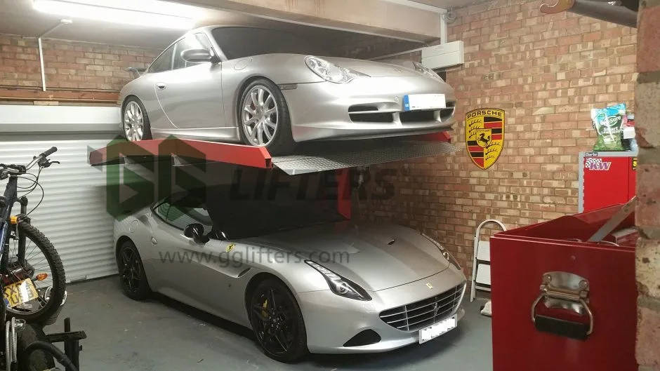 Qingdao 2T single slide column car parking lift