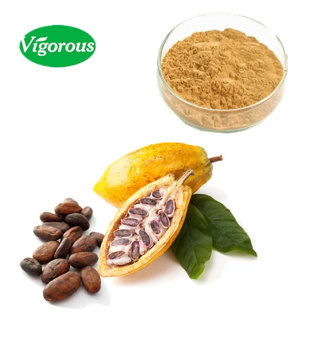 High quality for shampoo 10% Theobromine Cacao Seed Extract powder