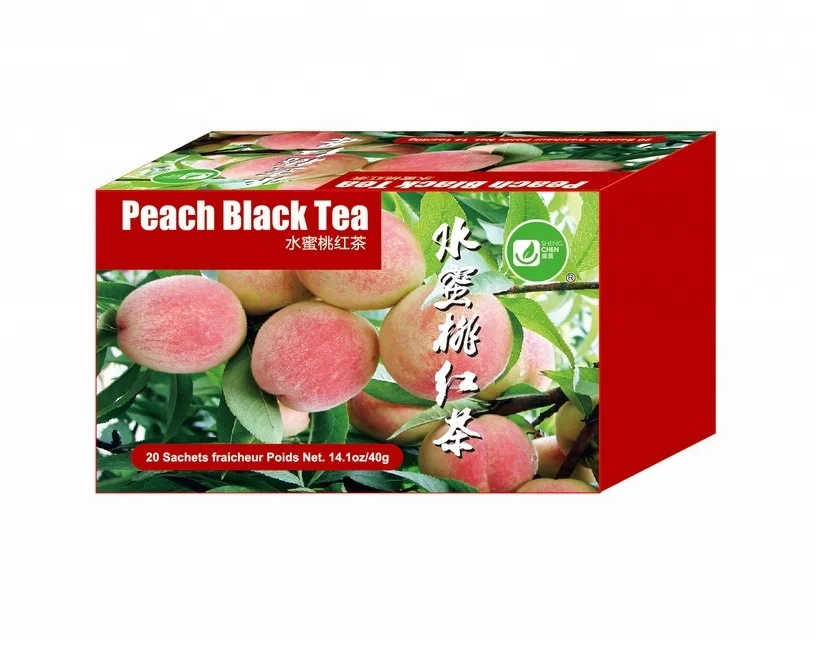 Chinese Dried Rose Flower / Mint /  Peach Black Tea Red Tea
