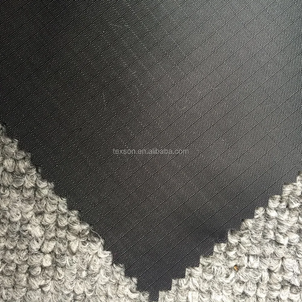 polyester taffeta ripstop 190t fabric with PU coated