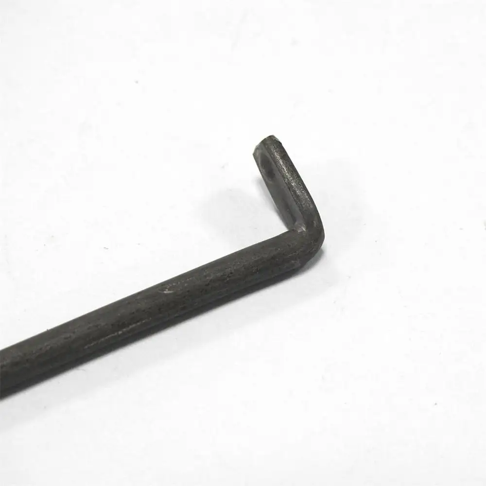 Wholesale Natural Color Metal L-Shaped Carbon Steel Screw Hooks for Hangers