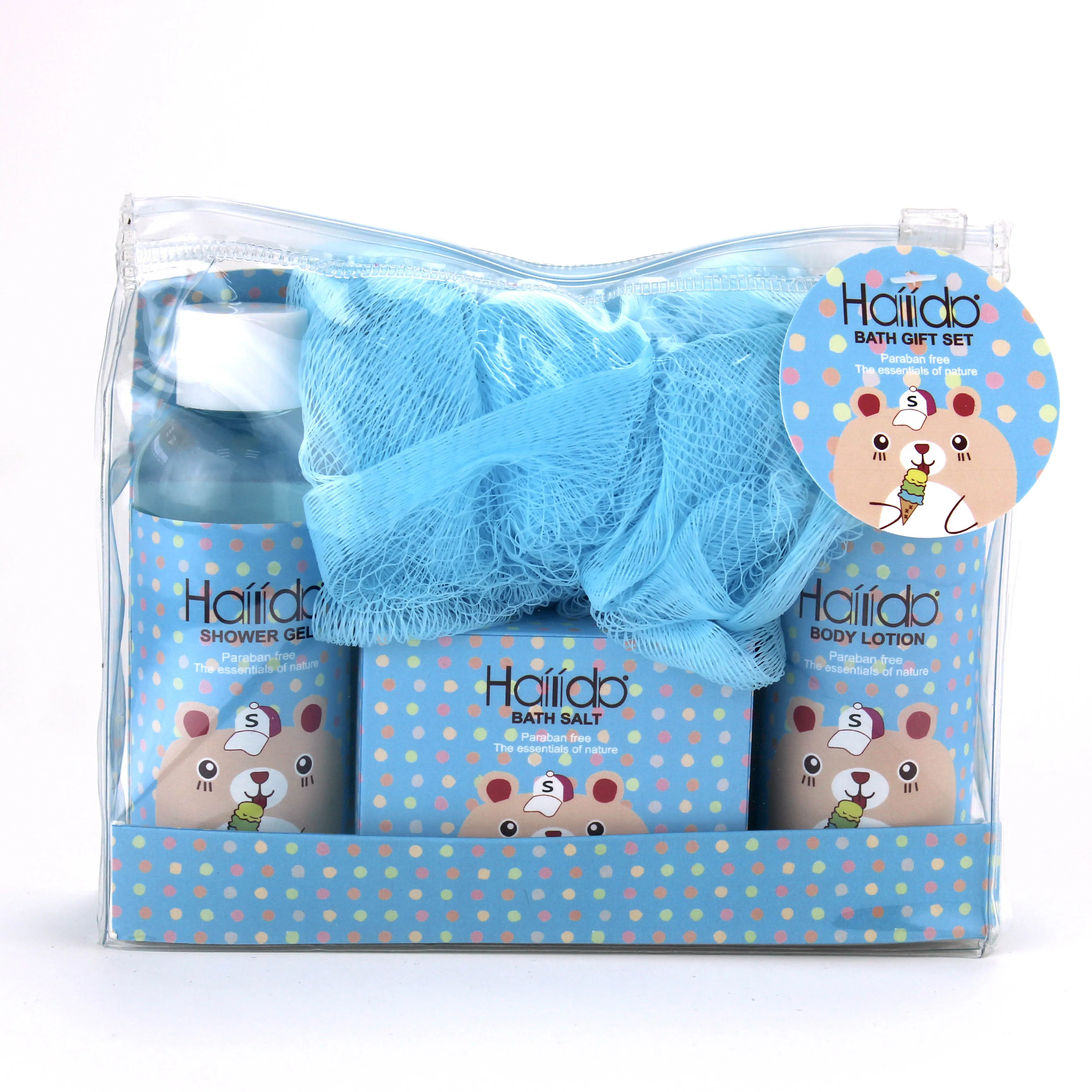 OEM wholesale high quality moisturizing body care plastic basket bath gift set for spa,factory direct deal