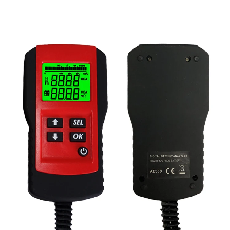 2022 12v Battery Analyzer Fcc Lead Acid Voltage Tester Auto Diagnostic Tool