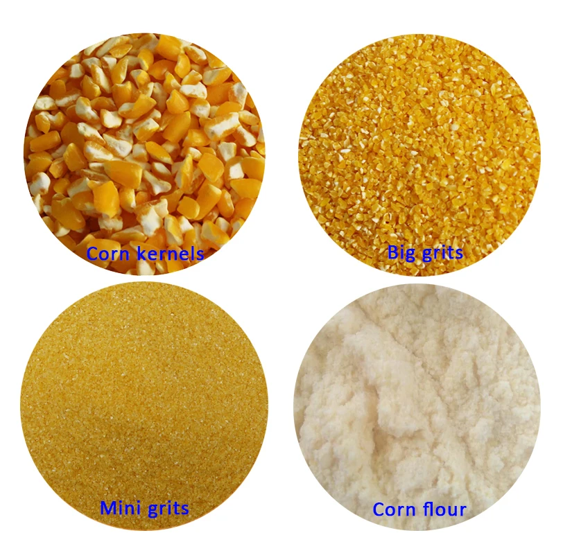 maize corn milling machine how to make cornmeal corn grits polenta making machine commercial or home use 250kg/h corn price