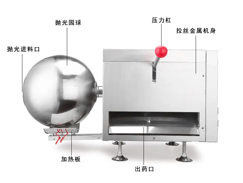 HBZ-202 Pelletizing machine for pills and tablet and other small balls bubble tea boba tapioca pearls maker