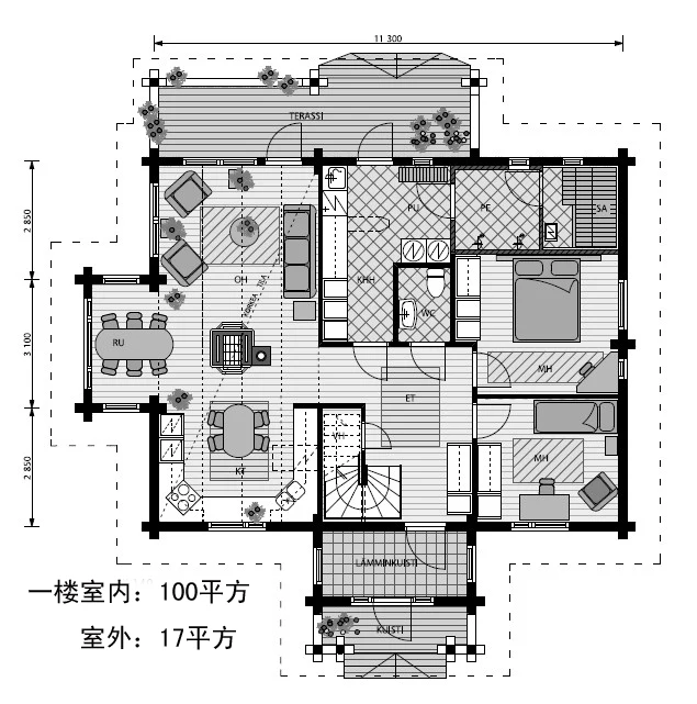 Natural Log Cabin Exquisite Wooden House Simple Prefabricated Timber Frame Prefab Houses