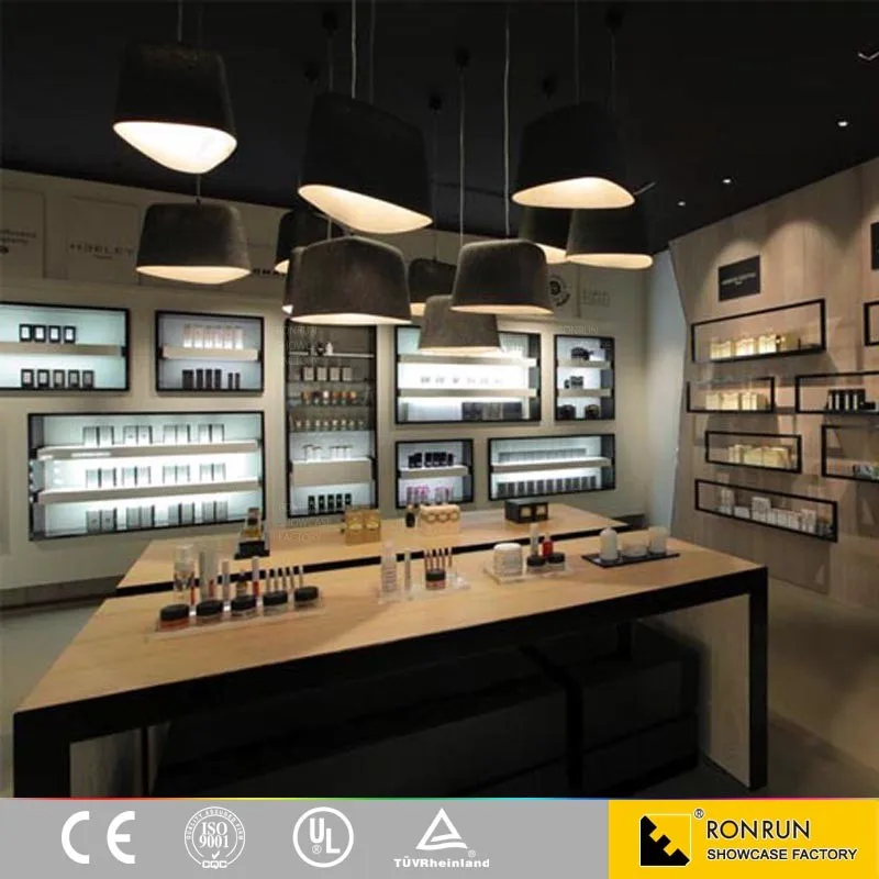 CES Fashion samrt display showcase tempered glass cell phone showcase, laptop mobile phone and accessories store fixture