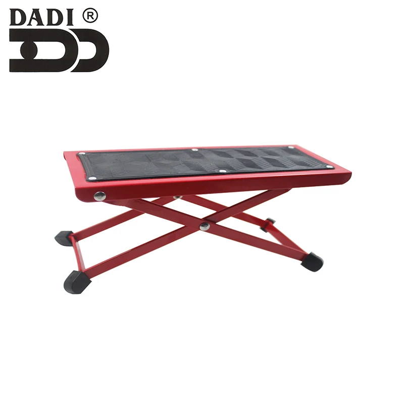 
Dadi factory wholesale guitar musical instruments stand accessories Folding Metal Guitar Pedal footstool 