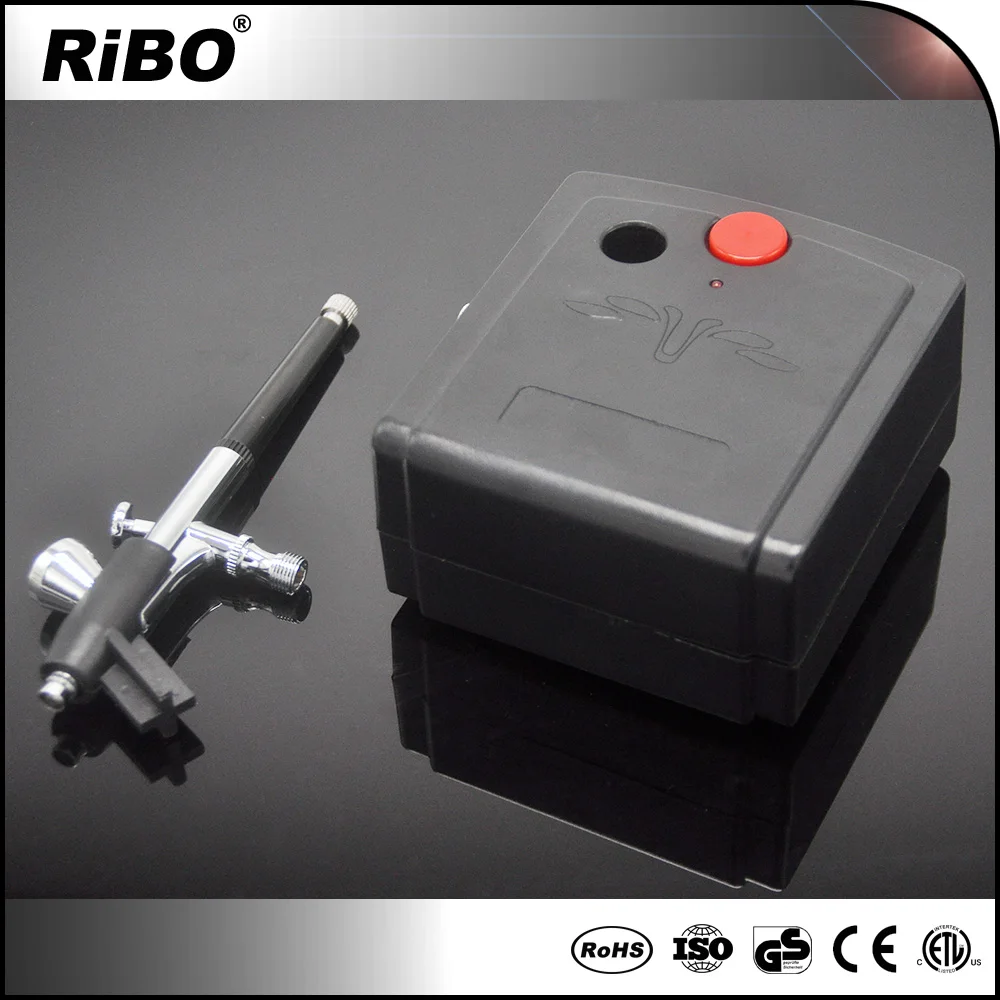 RIBO Airbrush Complete Airbrush Cake Decorating Kit with Airbrush and Portable Compressor