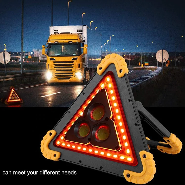 New car rechargeable 50W led working light work light cob work lamp for truck tractor traffic warning emergency with power bank