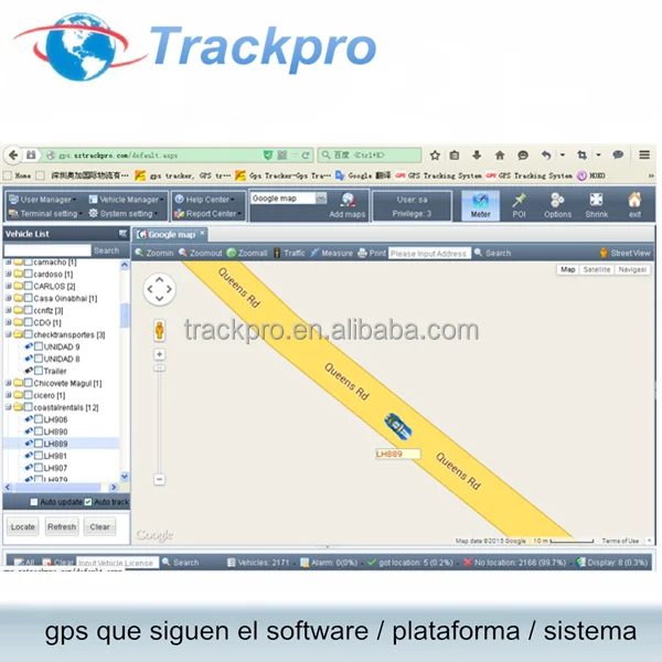 TrackPro TS20 car tracker software TK103 gps tracking system