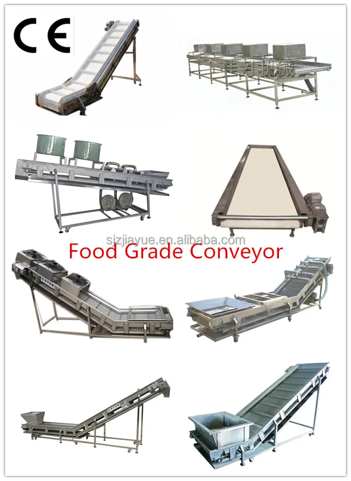 
Food Grade Conveyor / Transport Belt With Buffer 