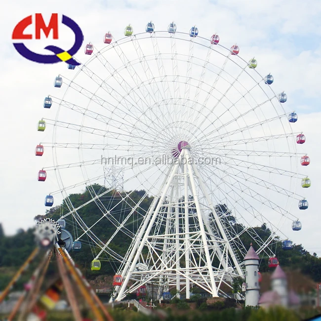 amusement rides 50m air conditioner cabin London eye giant ferris wheel in stock